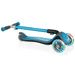 SCOOTER ELITE DELUXE LIGHTS SKY BLUE, GLOBBER, W020421 - DETSKÉ KOLOBEŽKY