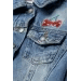 JACHETĂ DIN DENIM PENTRU FETE, MINOTI, CHERRY 1, FATA - JACHETE DE PRIMAVARA SI TOAMNA PENTRU COPII