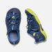 DĚTSKÉ SANDÁLY NEWPORT H2, BLUE DEPTHS/CHARTREUSE, KEEN, 1022847/1022834/1022545, MODRÁ - LETNÍ BOTY