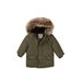 KABÁT CHLAPČENSKÝ PARKA, MINOTI, KING 1, KHAKI - DETSKÉ KABÁTY