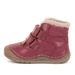 DÍVČÍ ZIMNÍ BOTY FLEXIBLE PAIX UP WINTER BORDEAX, FRODDO, G2110143-10, ČERVENÁ - DĚTSKÉ ZIMNÍ BOTY