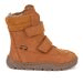 DĚTSKÉ ZIMNÍ BAREFOOT BOTY ZERU TEX WINTER COGNAC, FRODDO, G3160240-2, HNĚDÁ - DĚTSKÉ ZIMNÍ BOTY