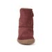 DÍVČÍ ZIMNÍ BAREFOOT BOTY TEX SUEDE  BORDEAUX, FRODDO, G3160238-1, ČERVENÁ - DĚTSKÉ ZIMNÍ BOTY
