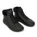 DÁMSKÉ BAREFOOT ZIMNÍ BOTY ZORA DARK BLACK, PROTETIKA, TMAVĚ ČERNÁ - DÁMSKÁ OBUV