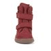 DÍVČÍ ZIMNÍ BAREFOOT BOTY ZERU TEX WINTER BORDAUX, FRODDO, G3160240-5, ČERVENÁ - DĚTSKÉ ZIMNÍ BOTY