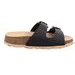 CHLAPECKÉ KORKOVÉ PANTOFLE FOOTBED, SUPERFIT, 0-800111-0000, ČERNÁ - PŘEZŮVKY