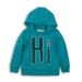 HANORAC PENTRU BĂIEȚI CU GLUGĂ ,MINOTI, TB FLEECE HOODY 6, ALBASTRU - HANORACE ȘI PULOVERE PENTRU BEBELUSI