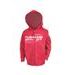 HANORAC FLEECE PENTRU FETE CU FERMOAR, BUGGA, PD894, ROȘU - PULOVERE PENTRU COPII