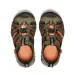 CHLAPECKÉ SANDÁLY KEEN SEACAMP II CNX DARK OLIVE/GOLD FLAME - DĚTSKÉ SANDÁLY