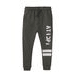 PANTALONI DE TRENING PENTRU BĂIEȚI, MINOTI, 7BFJOG 6, KAKI - TRENING