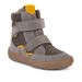 DĚTSKÉ ZIMNÍ BAREFOOT BOTY TEX WINTER GRAY, FRODDO, G3160233-3, ŠEDÁ - DĚTSKÉ ZIMNÍ BOTY