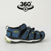 DĚTSKÉ SANDÁLY NEWPORT NEO H2 JR, LEGION BLUE/MOSS, KEEN, 1018425, MODRÁ - LETNÍ BOTY