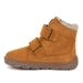 DĚTSKÉ ZIMNÍ BAREFOOT BOTY ZERU TEX FURRY COGNAC, FRODDO, G2110149-2, HNĚDÁ - DĚTSKÉ ZIMNÍ BOTY