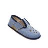 Barefoot chlapecké přezůvky Pegres BF03 textil - modrá