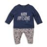Set din bumbac pentru băieți cu hanorac și pantaloni de trening, Minoti, AWESOME 5, băiat