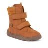 Dětské zimní barefoot boty ZERU TEX WINTER Cognac, Froddo, G3160240-2, hnědá