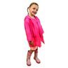 Haină de ploaie neon din PVC, Pidilidi, PL0065-03, roz