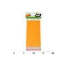 Creion nr.2 (HB) cu radieră - set de 10 cu margine, TOTO, W812204