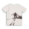 Tricou pentru băieți cu mânecă scurtă, Minoti, Free 3, alb