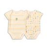 Body kojenecké 2pack, Minoti, ABC 5, bílá