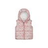 Vesta dívčí nylonová Puffa podšitá microfleecem, Minoti, 12GILET 15, růžová