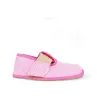 Barefoot dívčí přezůvky Pegres, BF01 textil, růžová