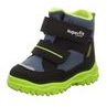 Chlapecké zimní boty HUSKY1 Black/Light Green Gore-Tex, Superfit,1-006045-0000