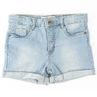 Pantaloni scurți din denim cu elastic pentru fete, Minoti, KG DSHORT 7, albastru