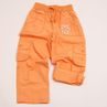 Pantaloni roll up pentru fete, Pidilidi, PD818, portocaliu