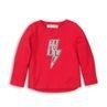 Tricou pentru fetițe, cu mânecă lungă, Minoti, GW LTEE 7, roz