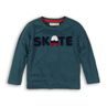 Tricou de bumbac pentru băieți, cu mânecă lungă, Minoti, SKATE 1, băiat