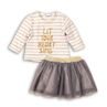 Set pentru fete, tricou și fustă TUTU, Minoti, SWAN 2, fată
