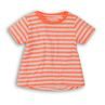 Tricou pentru fete cu mânecă scurtă, Minoti, 2SLUBT18, portocaliu