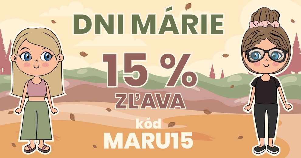 Máriine dni - 15% zľava na všetko
