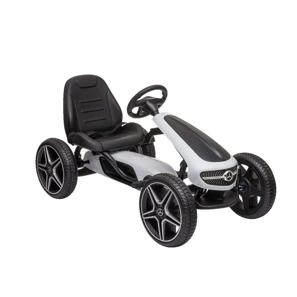 Педальный карт MERCEDES BENZ белый