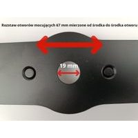 Nóż "Turbo" do kosiarek - HECHT 502046 (od roku 2020)