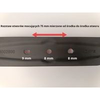 Nóż do kosiarki HECHT 1641