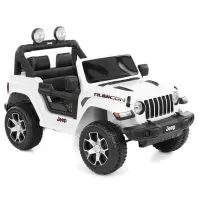 Samochód akumulatorowy - Jeep Wrangler Rubicon White