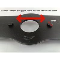 Nóż do kosiarek "Turbo" - HECHT 500051