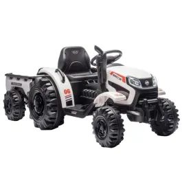 Akumulatorowy traktor zabawkowy - HECHT 50435 WHITE