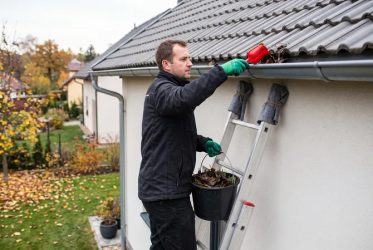 Jesienne czyszczenie rynien: dlaczego nie warto czekać i jak bezpiecznie czyścić