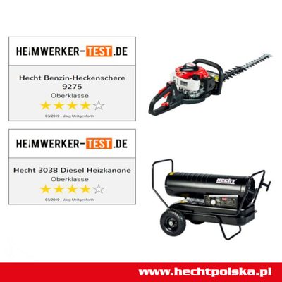 Produkty HECHT otrzymały wysoką ocenę jakości - na wymagającym rynku niemieckim