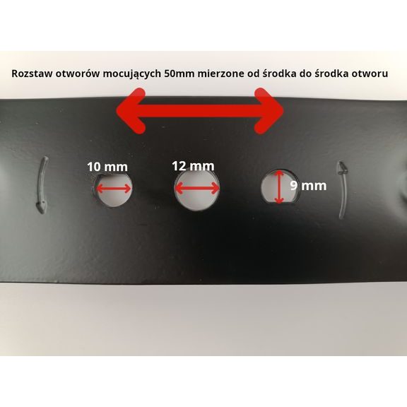 NÓŻ DO KOSIAREK HECHT 548SW do 2013r., 5484SW, 549SWB OD 2011, 5494SWB