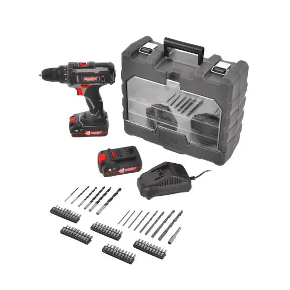 Wkrętarka akumulatorowa z zestawem - HECHT 1248