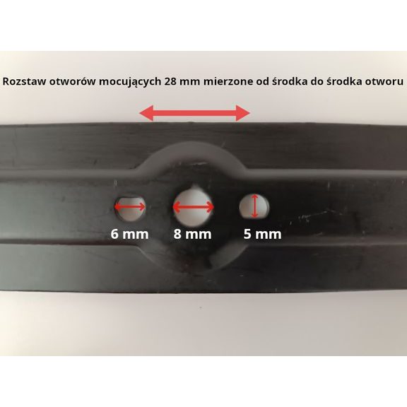 NÓŻ DO KOSIARKI HECHT 1010, 1000, 1004, 1032
