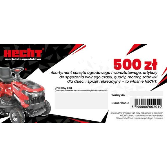 Bon podarunkowy 500 zł
