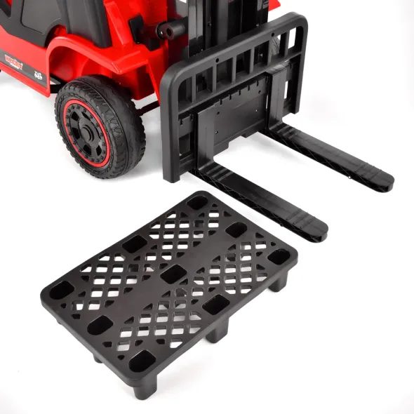 ZABAWKOWY WÓZEK WIDŁOWY - HECHT 52108 RED