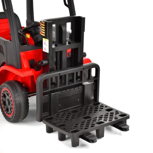 ZABAWKOWY WÓZEK WIDŁOWY - HECHT 52108 RED