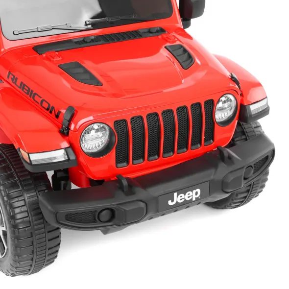 SAMOCHÓD AKUMULATOROWY - JEEP WRANGLER RUBICON RED