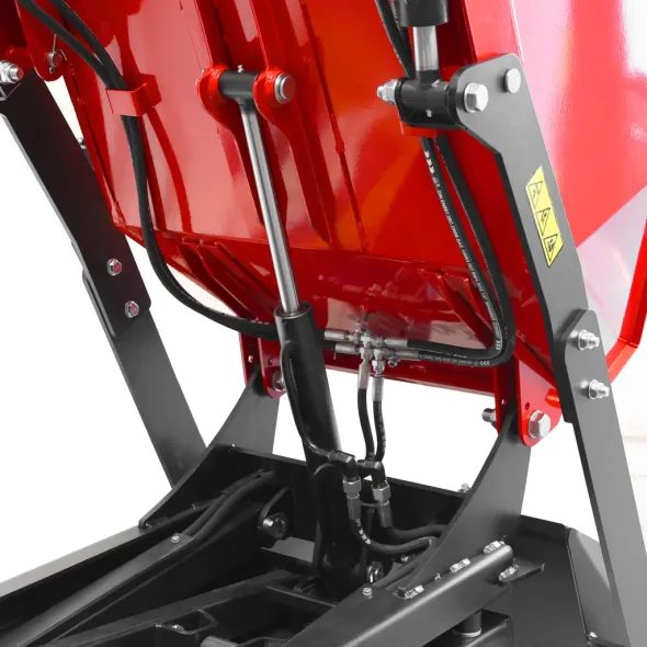 TRANSPORTER GĄSIENICOWY Z ŁADOWARKĄ - HECHT 2960